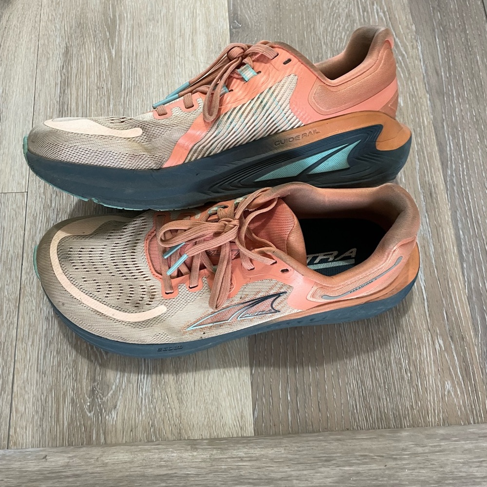 Altra Coral and Aqua Athletic Shoes